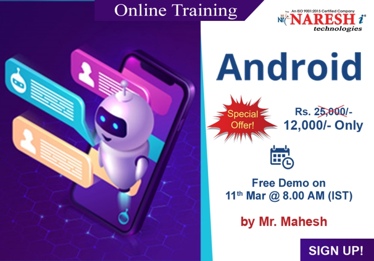Android Online Training – Naresh i Technologies – Best Online Training